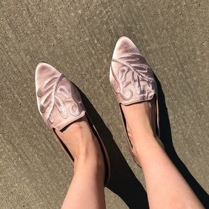 Franco Sarto pink flats